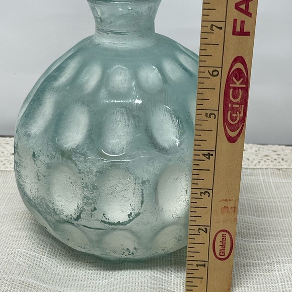 Vidrios San Miguel 100% Recycled Glass Vases Frosted Thumbprint Bulbous Spain - Picture 5 of 6